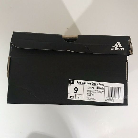 Adidas Mens Pro Bounce 2019 Low (EF0470) - Picture 8 of 9